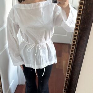 J Crew Ciel Top in Cotton Poplin